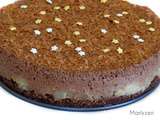 Gâteau crousti-fondant poire 🍐 - chocolat 🍫