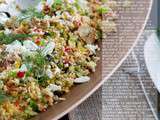 Taboulé au poulet épicé et tzatziki