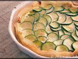 Tarte aux courgettes, à la feta et à la menthe