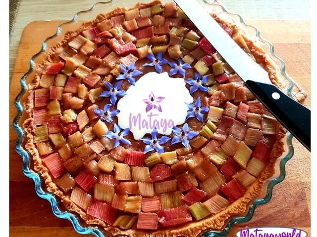 Recettes de Tarte à la Rhubarbe de Mataya World