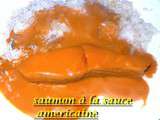 Saumon sauce américaine