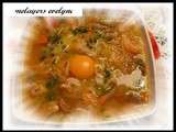 Soupe de poulet au girole et ses petits legumes