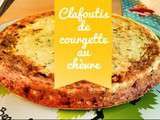Clafoutis de courgettes au chèvre