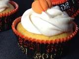 Cupcakes au potiron, glaçage fluff