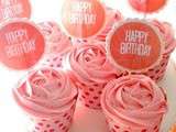 Cupcakes daiquiri fraise
