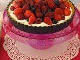 Tarte aux fruits rouges et mascarpone