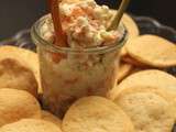 Water Crackers et cottage cheese au saumon