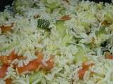 Riz aux courgettes et tomates en rice cooker