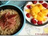 Bento à l’italienne ou * risotto ai funghi