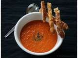 Velouté de tomates et poivrons