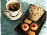 Verrine poire speculoos et son crumble de financier