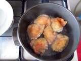 Hauts de cuisse de poulet en fricassée