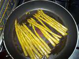 Œufs pochés aux asperges vertes