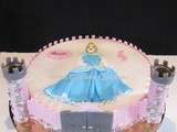 Gâteau  Cendrillon  en Pâte à Sucre