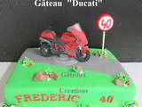 Gâteau  Ducati  en Pâte à Sucre