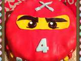 Gâteau Ninjago Kai 3D anniversaire Anton