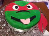 Gâteau tortue ninja pour anniversaire d'Anton