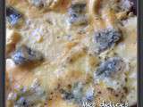 Omelette au bleu de gex et origan