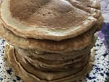 Pancakes au lait d amande et jus de clémentine