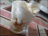 Cappuccino glacé ou granité au café et sa chantilly