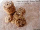 Cookies au chocolat, beurre de cacahuète et flocons d'avoine