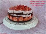 Red Velvet à la fraise, façon Cupcake ou forêt-noire