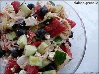 Salade grecque (tomate, concombre, feta)