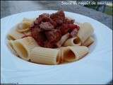 Sauce au ragoût de saucisse pour pasta