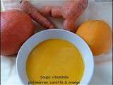 Soupe vitaminée au potimarron, carotte & orange