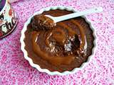 Bowl cake hyperprotéiné Nutchoc chocolat noisette avoine au coeur coulant (diététique, sans sucre-beurre-oeuf, riche en fibres)