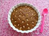 Bowl cake végan chocolat-coco-maca au blé et psyllium (diététique, hyperprotéiné, sans beurre ni oeuf ni sucre, riche en fibres)