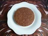 Cookie cru caramel et cacao au son d'avoine et au psyllium (sans oeufs et sans cuisson)