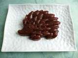 Flan-hérisson diététique au cacao cru, à l'agar-agar et aux perles de konjac à 25 calories (sans sucre ni beurre ni oeufs)