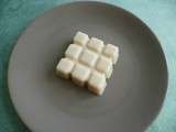 Flan-tablette diététique érable et noix de coco à l'agar-agar et avec Sukrin à seulement 35 calories (sans sucre)