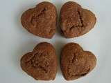 Muffins café , fèves de cacao et Chia