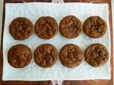 Muffins hyperprotéinés muesli, amande et Chi-Café (sans oeufs ni beurre)