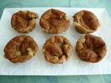 Muffins hyperprotéinés poire amande au son d'avoine avec teff et amarante (sans sucre ni beurre)