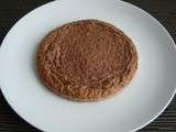 Pancake protéiné chocolat au son d'avoine et aux fèves de cacao crues (sans sucre)