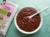 Risotto de konjac et sa sauce protéinée chocolat cacahuète (diététique, allégé, hypocalorique, sans beurre et riche en fibres)