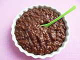 Risotto de konjac hyperprotéiné et sa sauce crémeuse chocolat noisette à 120 kcal (allégé, diététique et riche en fibres)