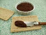 Tartinade 35cal protéinée diététique sans gluten cacao ChiCafé avec AminoBase StéviaBase (sans sucre ni beurre, riche en fibres)