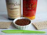 Tartinade diététique végétalienne au ChiCafé bio et cacao Flavochino à 30kcal (sans gluten ni sucre ni lactose, riche en fibres)