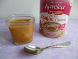 Yaourts-crèmes diététiques au caramel et au konjac à seulement 80 kcalories (sans oeufs et sans beurre)