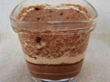 Yaourts maison cacao et leur crumble protéiné de soja (pour 8 pots)
