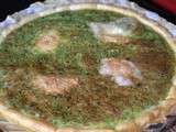 Tarte au chèvre et épinard