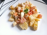 Salade de pommes de terre et surimi