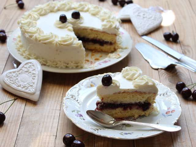 Recettes de Gâteau aux cerises de Mes p tits biscuits gourmands