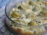 Clafoutis aux coeurs d'artichauts