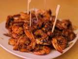 Crevettes marinées à la plancha (ou barbecue)