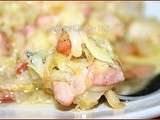 Embeurrée de chou chinois aux lardons